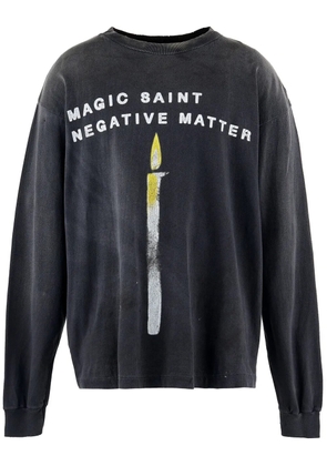 SAINT MXXXXXX Negative Matter sweatshirt - Black