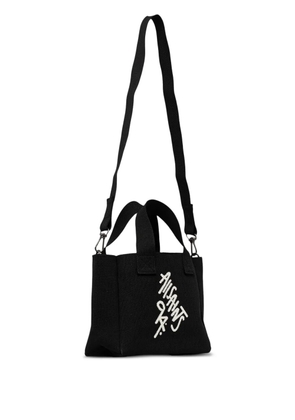 AllSaints logo-embroidered tote bag - Black