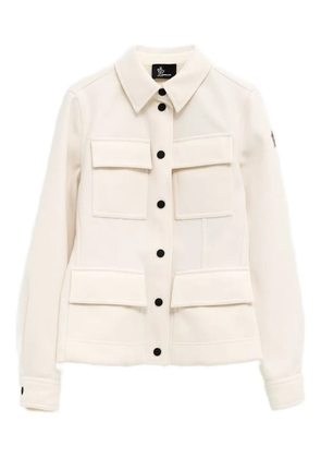 Moncler Grenoble pocket buttoned jacket - White