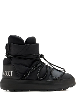 adidas x Moon Boot quilted lace-up boots - Black
