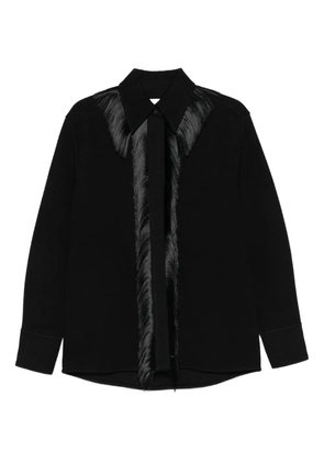 Jil Sander fringed jacket - Black