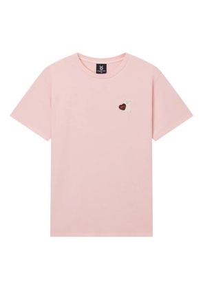 FINGERCROXX bear-print cotton T-shirt - Pink