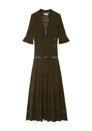Zadig&Voltaire lace-details maxi dress - Green