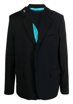 Botter single-breasted virgin-wool blazer - Black