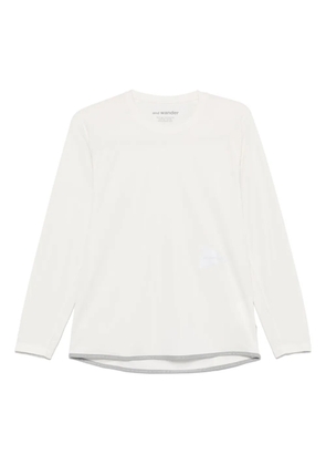 and Wander logo-print T-shirt - Neutrals