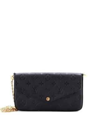 Louis Vuitton Pre-Owned Felicie Pochette Monogram Empreinte Leather crossbody bag - Black
