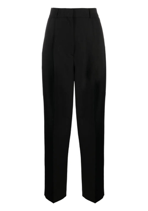 TOTEME double-pleated tailored trousers - Black