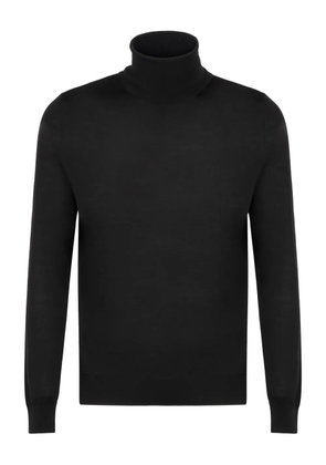 Kiton wool sweater - Black