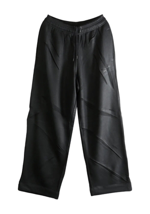Alexander Wang creased wide-leg trousers - Black