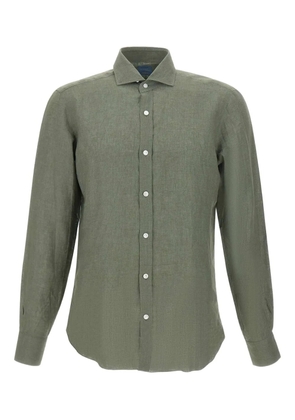 Barba linen shirt - Green