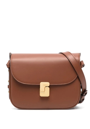 Soeur leather crossbody bag - Brown