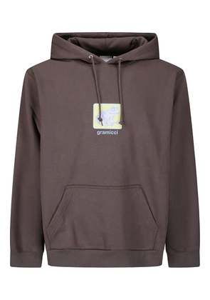 Gramicci kangaroo-pocket hoodie - Brown