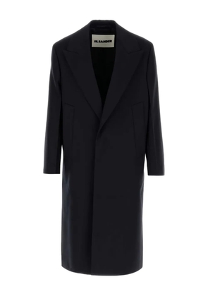 Jil Sander tailored single-breasted coat - Blue