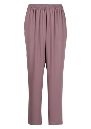Gianluca Capannolo elasticated-waistband tapered trousers - Purple