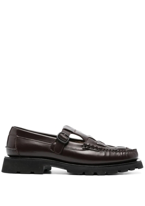 Hereu Soller interwoven-design leather loafers - Brown
