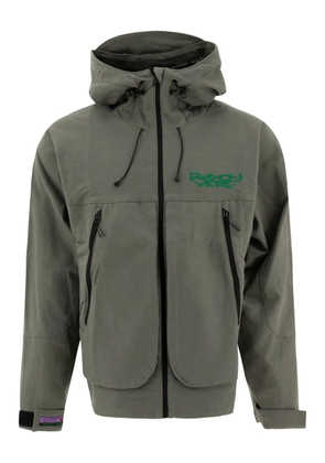 Rayon Vert zip-front hooded jacket - Grey