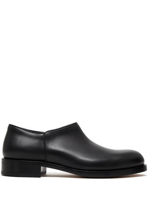 The Row Nobilis block-heel loafers - Black