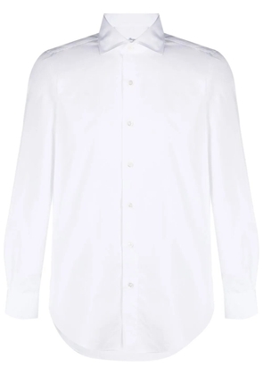 Finamore 1925 Napoli long-sleeved cotton shirt - White