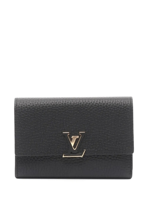 Louis Vuitton Pre-Owned Portefeuille Capucines trifold wallet - Black