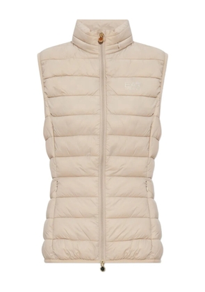Ea7 Emporio Armani zip-up padded gilet - Neutrals