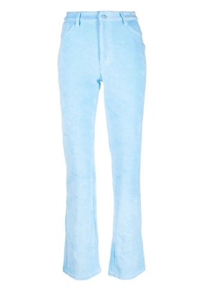 Maisie Wilen Mockumentary straight-leg trousers - Blue