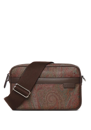 ETRO paisley-print messenger bag - Brown