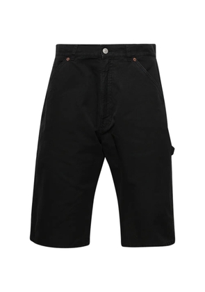 MM6 Maison Margiela logo-patch shorts - Black