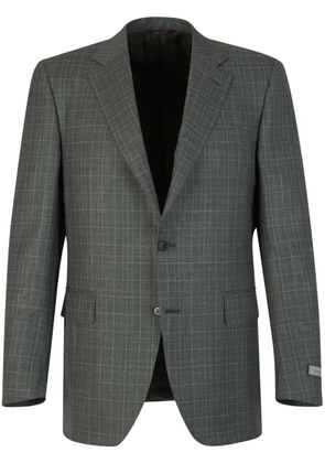 Canali checked blazer - Grey