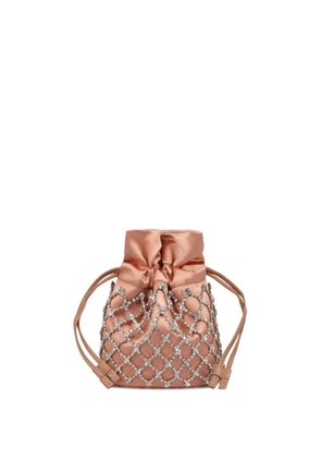 Aquazzura mini Crystal Lover clutch bag - Pink