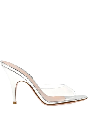 Gianvito Rossi round-toe heeled sandals - White