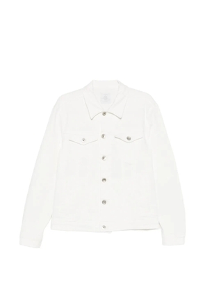 Eleventy flap-pocket denim jacket - White