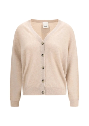 Allude button V-neck cardigan - Neutrals