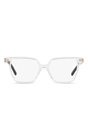Tiffany & Co Eyewear square-frame crystal-embellished glasses - White