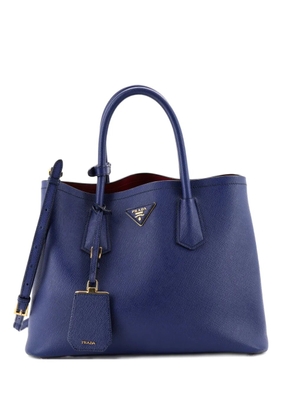 Prada Pre-Owned Cuir Double Saffiano Leather Medium tote bag - Blue