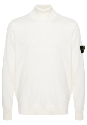 Stone Island Compass-badge wool jumper - Neutrals