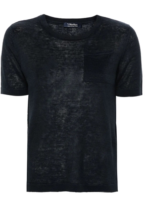 'S Max Mara linen knitted top - Blue