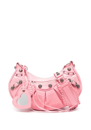 Balenciaga Le Cagole S leather shoulder bag - Pink