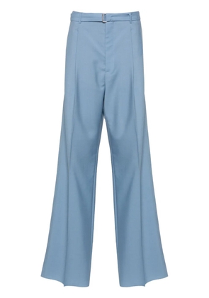 Lanvin wide-leg wool trousers - Blue