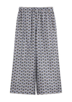 Weekend Max Mara silk wide-leg trousers - Blue