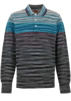 Missoni piqué-weave polo shirt - Blue