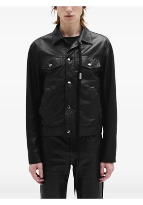 Ann Demeulemeester Raf leather jacket - Black