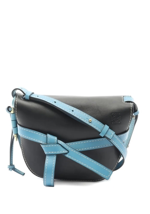 Loewe Pre-Owned 2000s small Gate leather shoulder bag - Black