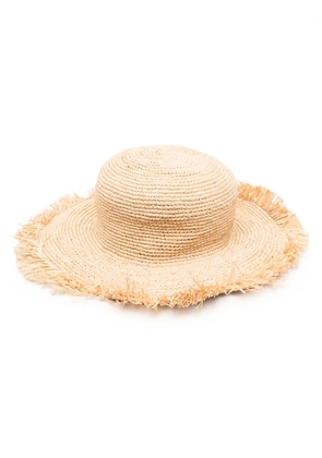 MADE FOR A WOMAN Chapeau 9 straw sun hat - Neutrals