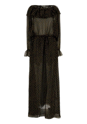 BODE Stadium midi dress - Black