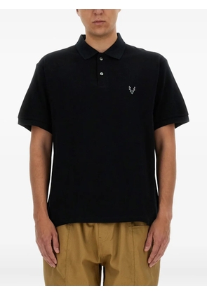SOUTH2 WEST8 embroidered polo shirt - Black