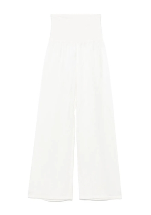 MAURIZIO MYKONOS wide trousers - White