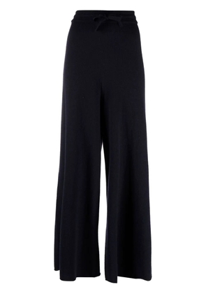 Jil Sander drawstring-waist cashmere trousers - Blue