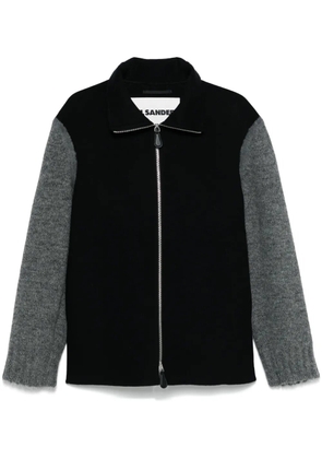 Jil Sander colourblock jacket - Black