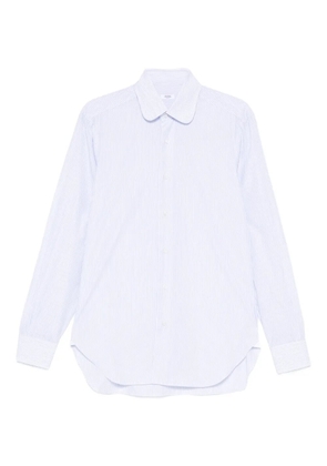 Barba striped round-collar shirt - Blue