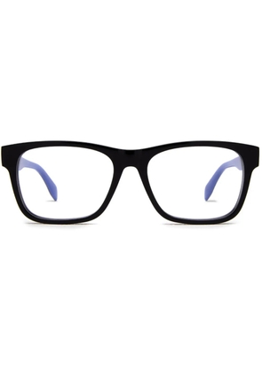 Alexander McQueen Eyewear rectangle-frame glasses - Black